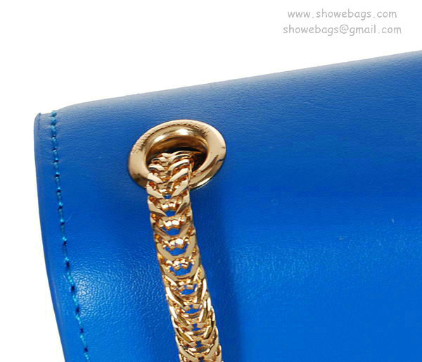 YSL mini monogramme cross-body shoulder bag 326076 blue - Click Image to Close